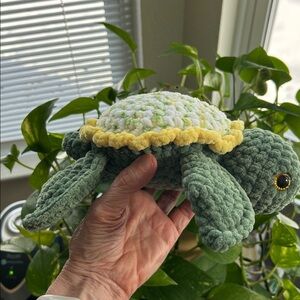 Crochet Sea Turtle Plushie Handmade